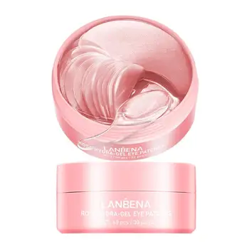 

LANBENA 60 pcs=30pairs Eye Mask Rose Hydra Collagen Eye Gel Remove Puffy Repair Micro Molecule Brighten Eye Skin Care TSLM1
