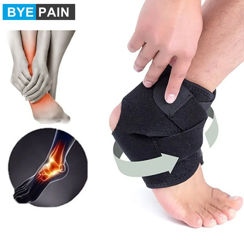 1 шт. BYEPAIN поддерживающий бандаж на лодыжку компрессионный для спортивных