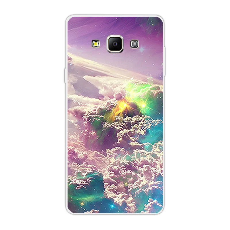 Ультра тонкий чехол для Galaxy S6 Edge Plus SM-A700F SM-J700F SM-A320F модный прозрачный чехол для телефона для J7 A3 A7 - Цвет: 13