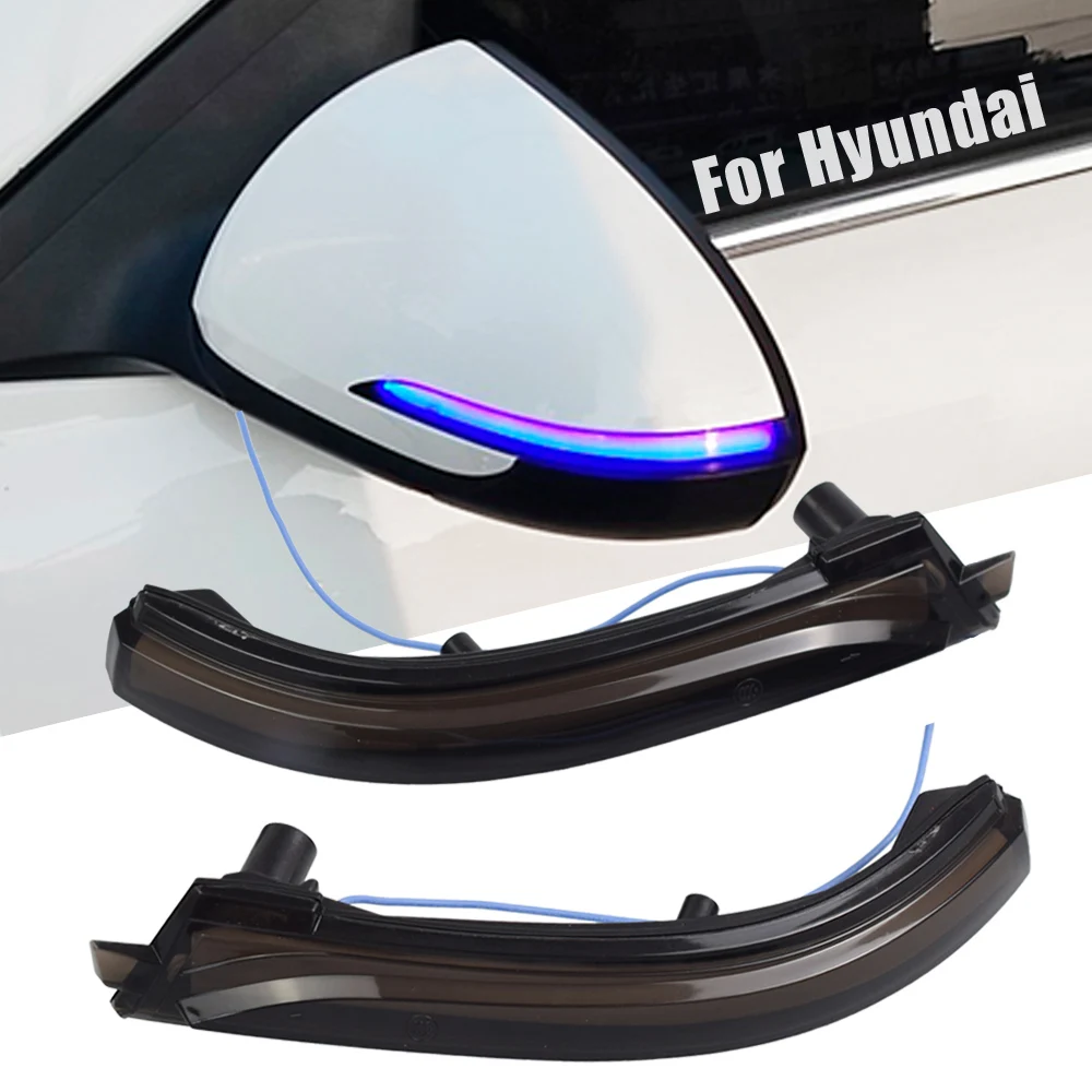 

LED Dynamic Turn Signal Flashing Blinker Side Rear-View Mirror Indicator Light For Hyundai Elantra AD Avante 2016 - 2019