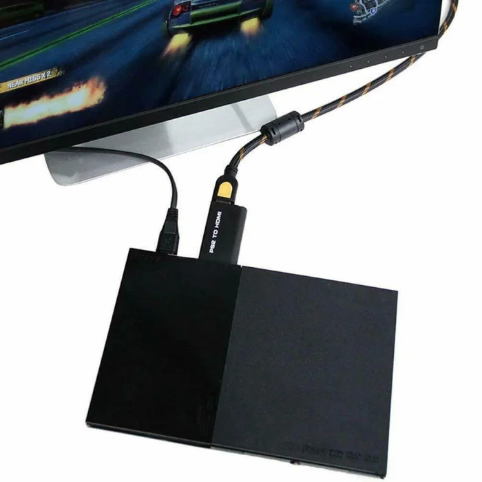 Для PS2 к HDMI аудио видео конвертер адаптер портативный AV HDMI кабель USB 5 В вход GK99