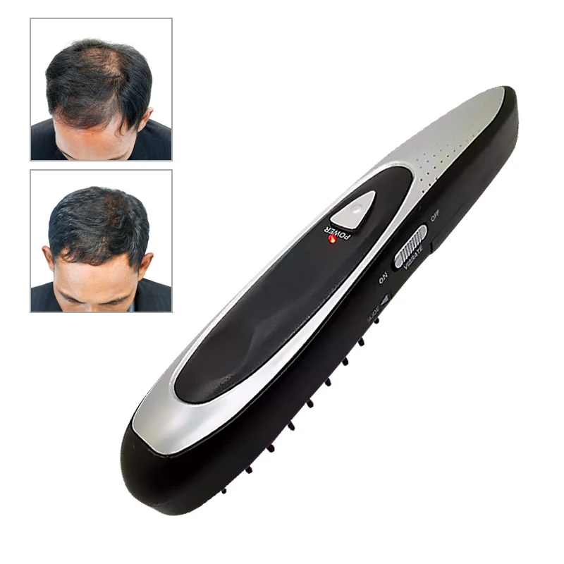 

1pc Electric Laser Hair Growth Comb Hair Brush Laser Hair Loss Stop Regrow Therapy Comb Ozone Infrared Massager Drop Shipping