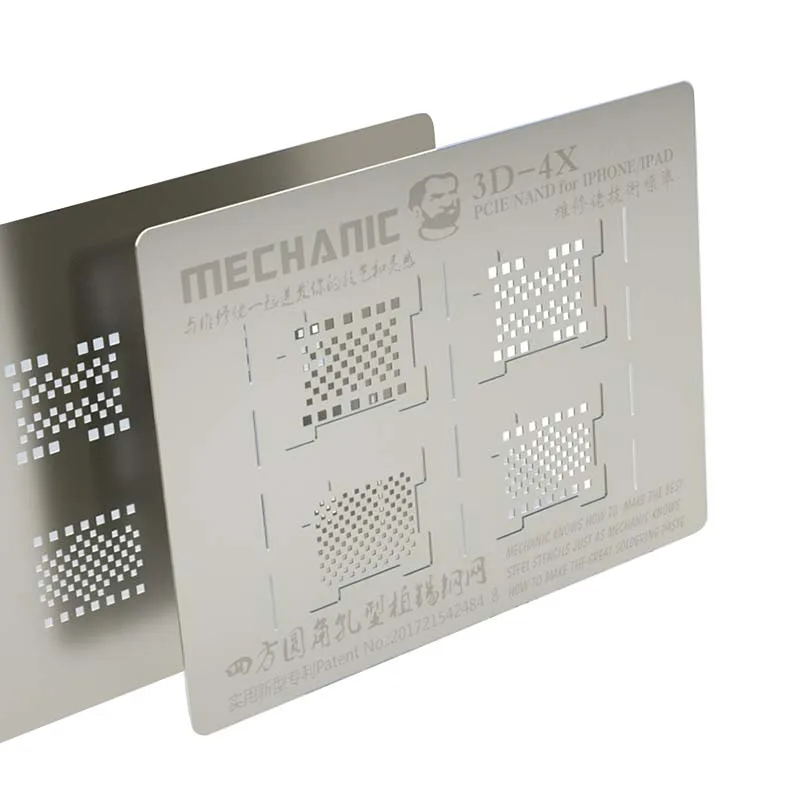 Механический 3D BGA трафарет для iPad iPhone 5-XR жесткий диск NAND PCIE посадки олова шаблон пайки сеть