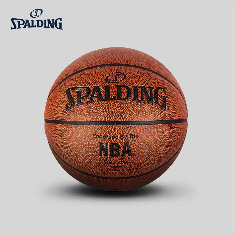 SPALDING мужской женский баскетбольный мяч Размер 6 матч обучение открытый официальный мяч basketbol 76-258Y