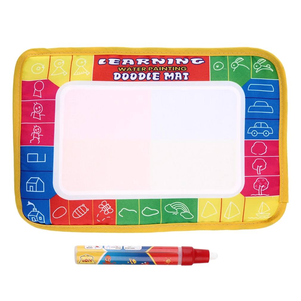 

kids Water Drawing Painting Writing Mat Board Magic Pen Doodle Baby IQ Developmental Toys For Children Gifts 29*19cm