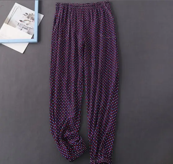 L XL XXL Плюс Размер Нижняя женская ночная рубашка брюки Пижамы одежда для отдыха домашние брюки женские летние спальные брюки Fdfklak - Цвет: print 3