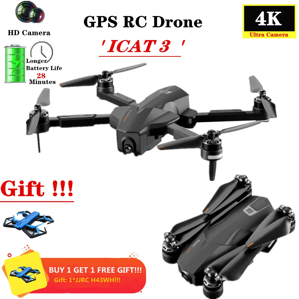 

GPS Drone 4K Camera 5G WIFI FPV Profissional Quadcopter with ESC Camera Brushless 28Mins Flight Time 1KM Control Distance VS F11