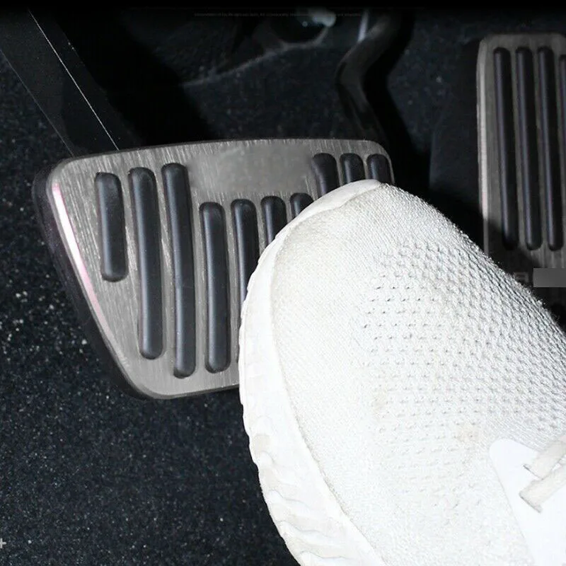 

New 2pcs Silver No Drilling Gas Brake Foot Pedal Cover Brand New For Toyota RAV4 Rongfang 2019-2020 Foot Pedal Cover Accessories