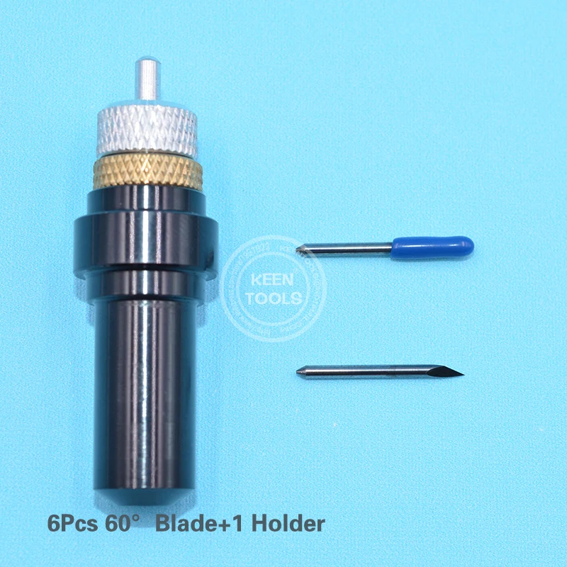 60D-holder 1 шт. держатель лезвия Summa+ 6 шт. 30 45 60 градусов Summa вольфрамовый режущий плоттер лезвия виниловый нож - Длина режущей кромки: 60D-holder