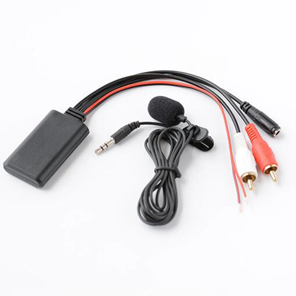 Biurlink автомобильный Bluetooth 2RCA AUX адаптер беспроводной аудио телефонный звонок Handsfree микрофон для стерео с 2RCA AUX IN аудио вход|Автомобильный комплект Bluetooth| | АлиЭкспресс