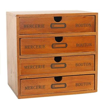 

Storage Box Jewelry Box European-Style Wooden Storage Wedding Gift Makeup Storage Box