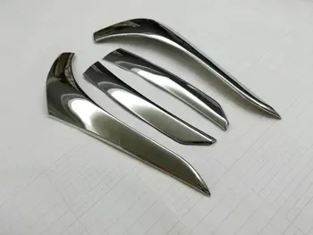 

ABS chrome car styling body rear tail back light eyebrow lamp frame For Mitsubishi Outlander 2016