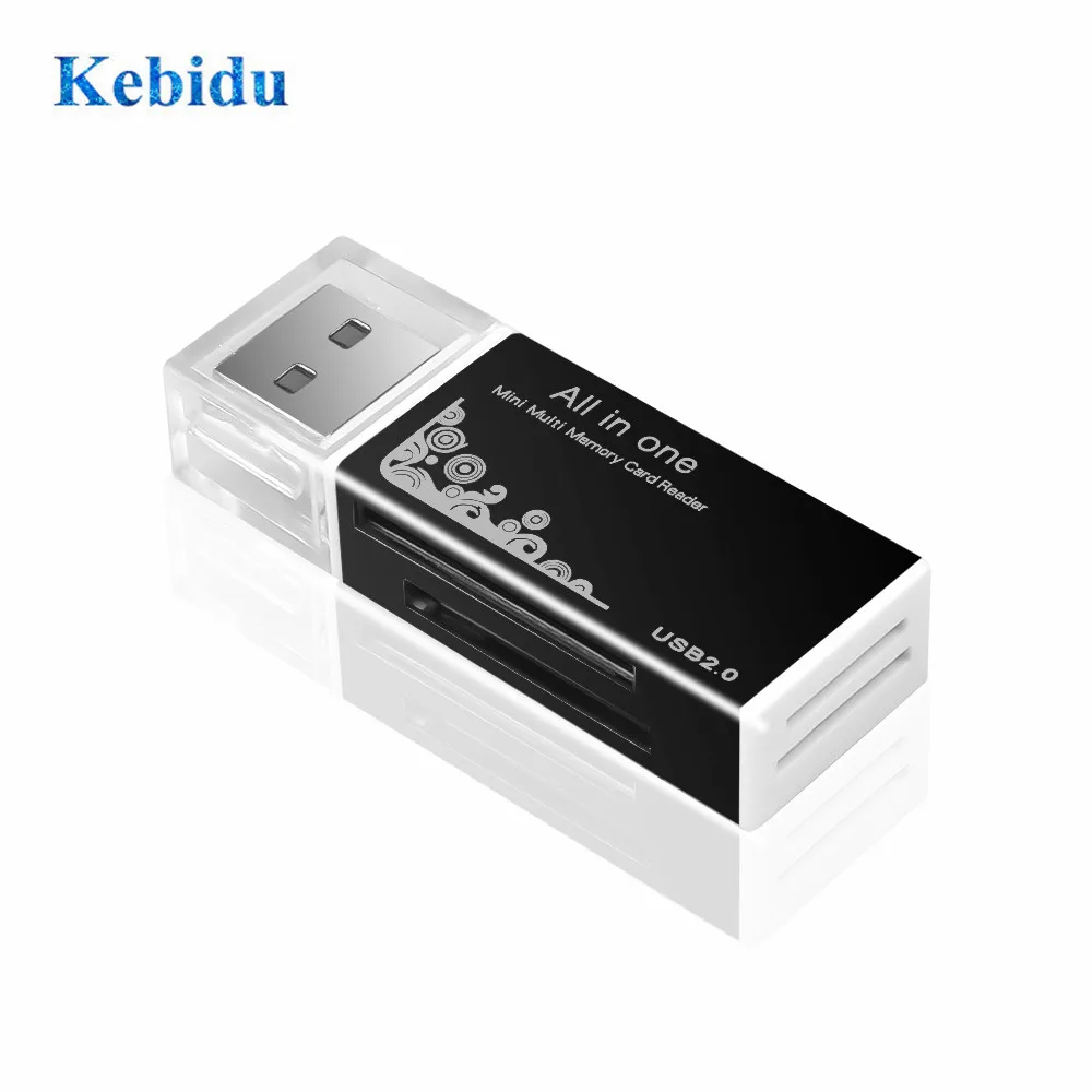 Картридер KEBIDU Mini USB 2 0 картридер для Micro SD карт TF адаптер планшетного ПК Plug and