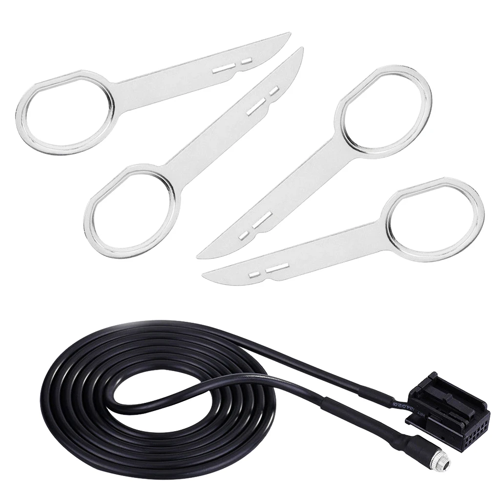 Car AUX Input 3.5mm Female Adapter Cable For Ford Focus 6000CD