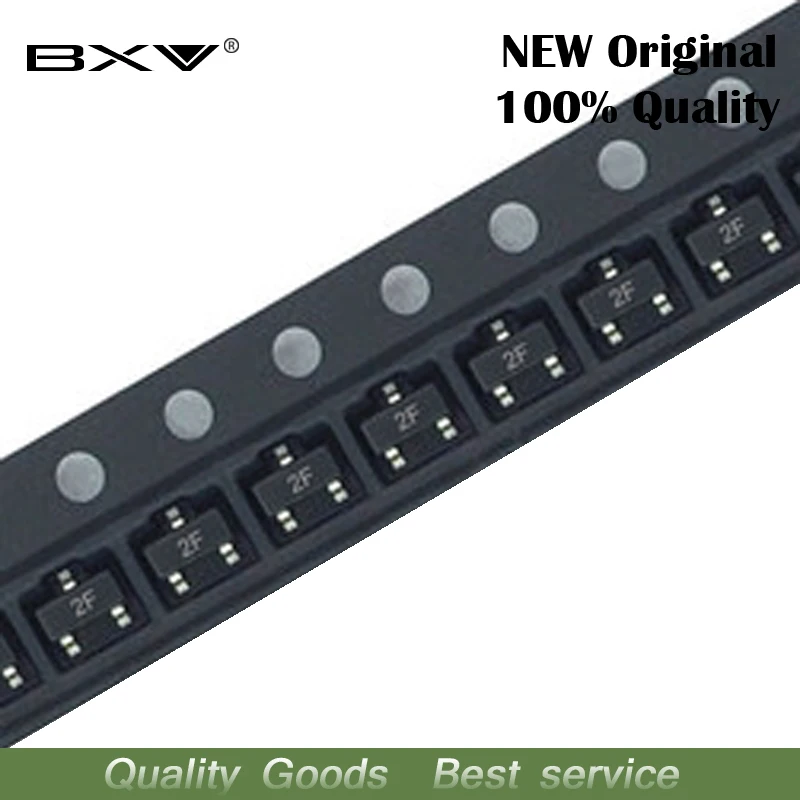100PCS/Lot Transistor MMBT2907ALT1G MMBT2907A MMBT2907 2N2907 2F SOT-23 0.8A/60V SMD transistor bjt transistor,transistors kit