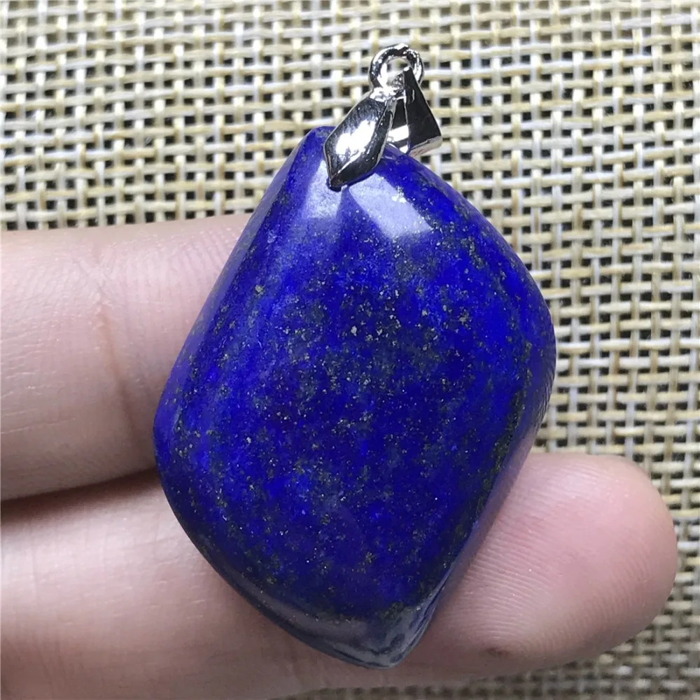 Натуральный Королевский синий Lapis Lazuli кулон для женщин Для мужчин камень лошадиный глаз 32x21x9 мм бусы колье с целебным кулоном кулон ювелирные изделия AAAAA