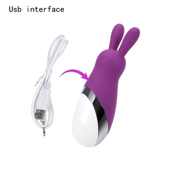 OLO Cute Rabbit Vibrator Three Head Clitoris Vagina Stimulation G-spot Body Massager Sex Toys for Woman Female Masturbation 4