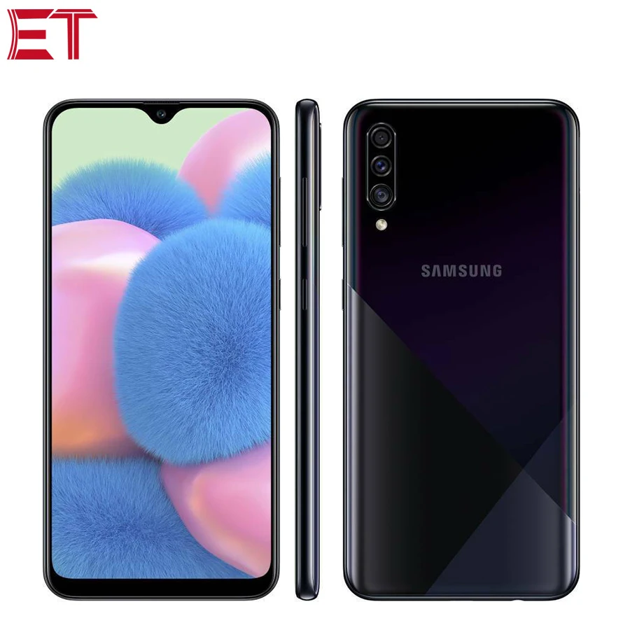 samsung Galaxy A30s A307GN-DS, 4 Гб ОЗУ, 128 Гб ПЗУ, мобильный телефон, 6,4 дюймов, тройная камера заднего вида, 25мп, 8МП, 5Мп, камера с двумя sim-картами