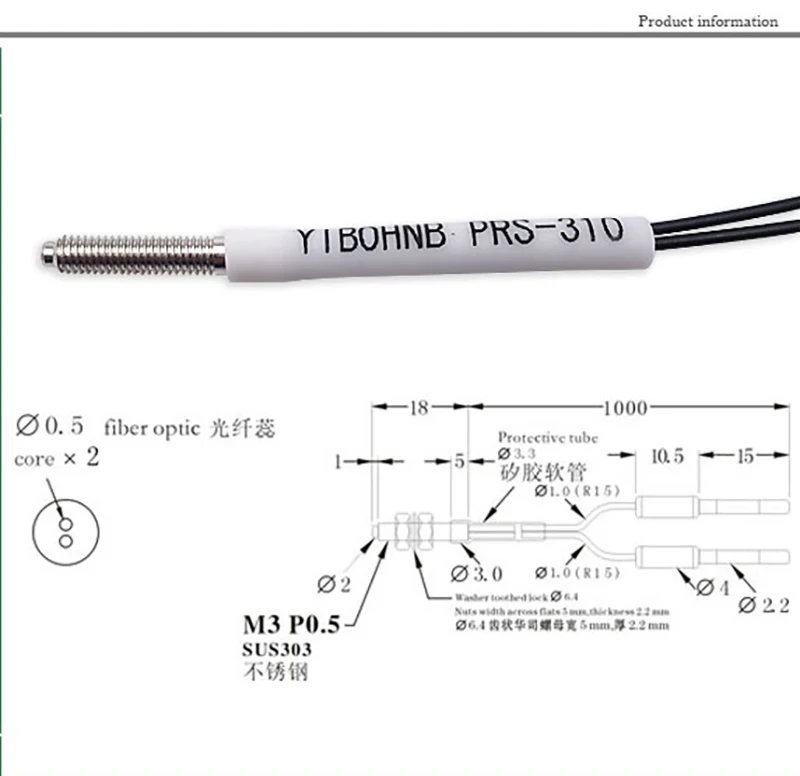 M6 Sensores De Fibra Ótica PRS-320 PRS-420 PR-620