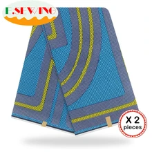 Африканская восковая ткань с принтом Анкара для шитья Анкара африканская ткань 12 ярдов нигерийская хлопковая ткань Гана для платья 90101