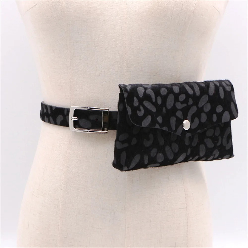 Womail Модные женские леопардовые ремни стиль кожаные ремни для женщин карманы двойного назначения Мобильная Сумка для телефона ремень