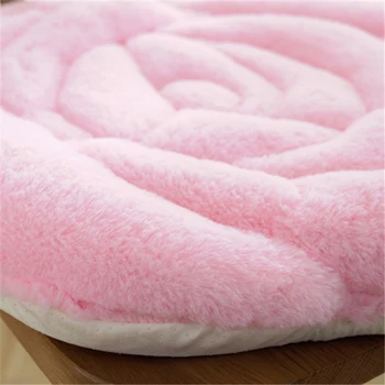 

Rose cushion office chair pad autumn and winter tatami plush padded cushion