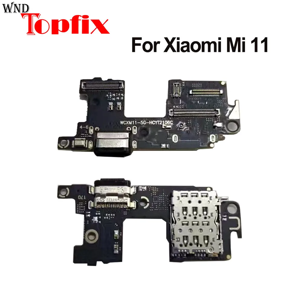 

For Xiaomi Mi 11 USB Charging Port Flex Cable Mi 11 Charger Port Dock Plug Connect Board