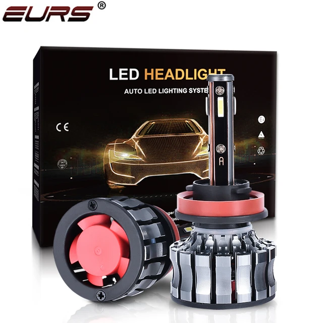 2pcs H4 Car LED Headlight H1 H3 H7 9005/HB3 9006/HB4 H8 H9 H11 880