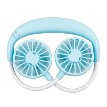 

Lazy Hanging Neck Fan Handsfree Air Cooler USB Charging Electric Cooling Fan