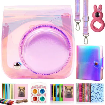 

Compatible Instax Mini 9 Camera Case Bundle Transparent Illusion with Album, Filters Accessories for Fujifilm Instax Mini 9 8 8+