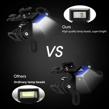 

For YAMAHA MT07 License Plate Fender Eliminator Holder Bracket LED Light FZ 07 MT 07 2014 2015 2016 2017 2019 2018