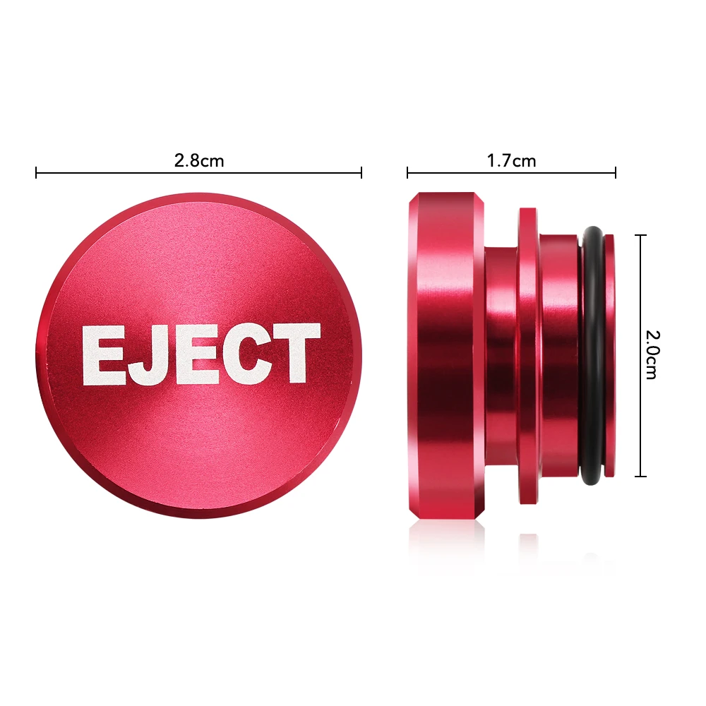 Universal Fire Missile Eject Button Car Cigarette Lighter Cover for Jeep car styling accessories fuel cap cover car door lock protector cover car door seal protector