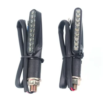 

12V Universal LED Turn Signal Light Indicator Amber Blinker Light For Street Bike Sport bike Off Road Chopper Motor Accessories