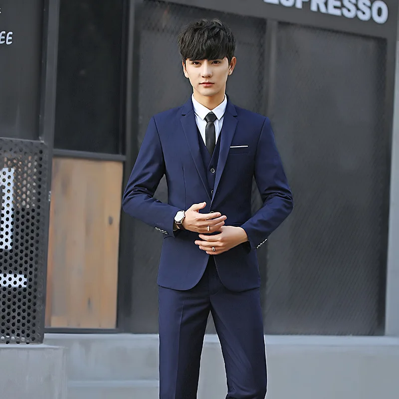 MEN-S-Suit-Set-Three-piece-Set-Slim-Fit-Going-to-Work-Business-Formal-Wear-Suit