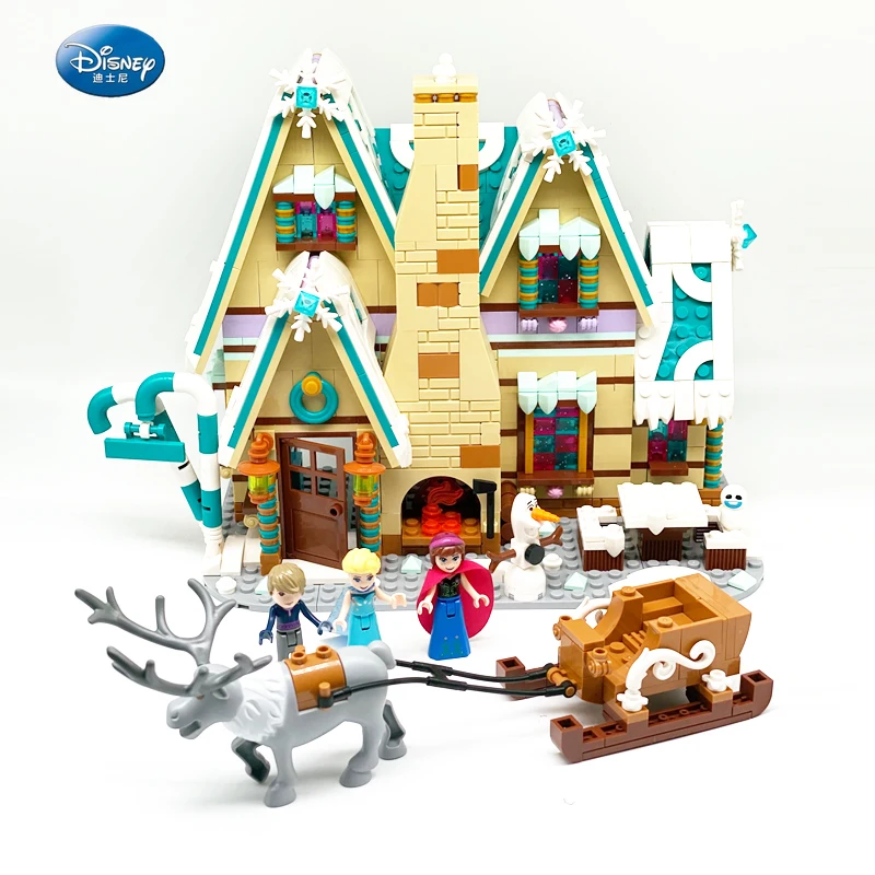 Disneye Movie Frozeninglys Эльза Принцесса замок Sy6580 подходит Playmobil Друзья строительные