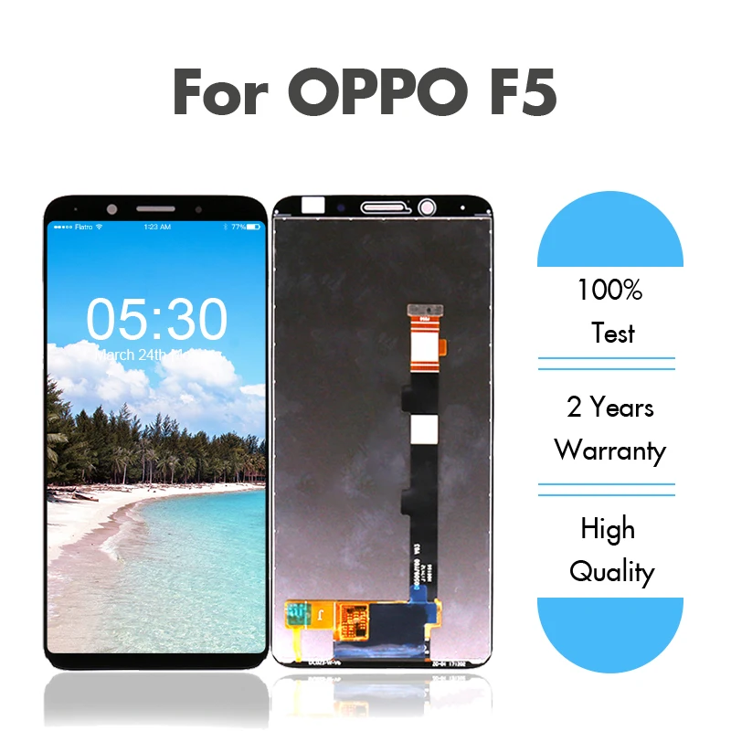 Для Oppo F5 ЖК-дисплей+ сенсорный экран в сборе для Oppo F5 экран дигитайзер Reapir прошедший тестирование