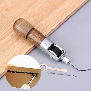 

DIY Leather Tool Handmade Leather Hand Stitching Tool Wax Leather Line Handmade Craft Tools Sewing Machine Needle