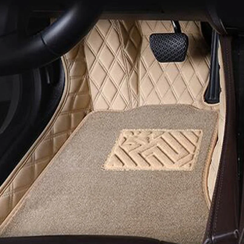 

Car floor mats for Audi A1 A3 A4 A7 A8 Q3 Q5 Q7 TT 5D car-styling heavy duty all weather carpet floor liner