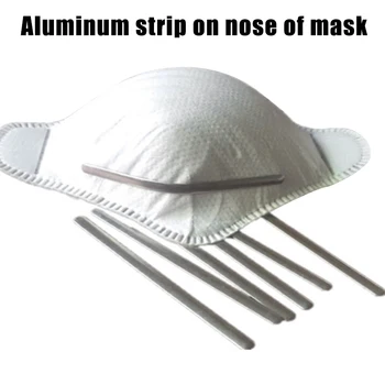 

50/100/200Pcs 90mm Aluminum Strip Nose Bridge for Face DIY Making Accessories Crafts GQ