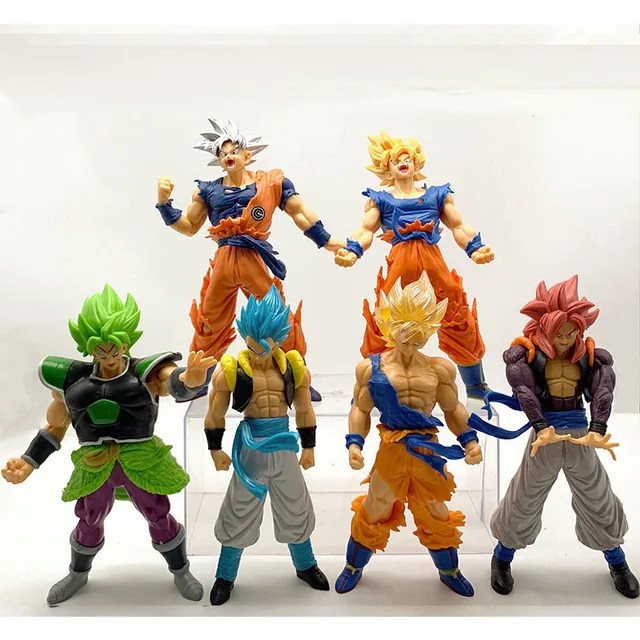 6Pcs/Set Dragon Ball Z Super Saiyan Son Goku Broly Gogeta Vegeta Pvc Anime  Action Figures Collectible Model Adult Kids Toys Gift - Action Figures -  Aliexpress