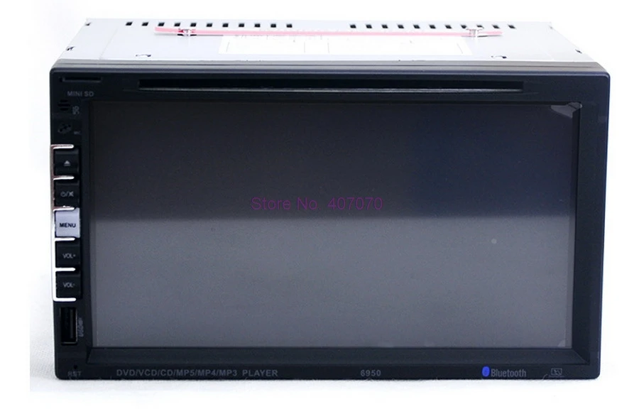 by DHL or Fedex 10pcs 6950 6.9''Touch Screen In-dash Car DVD Player Stereo Bluetooth Auto Radio 2Din supports SD USB FM |