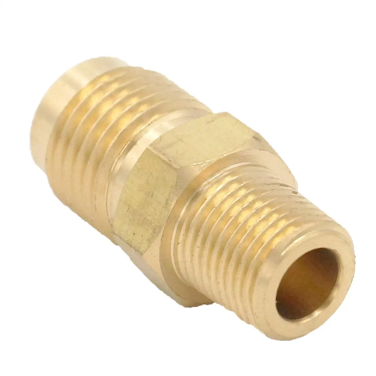 SAE нитки 1/2 &quot 20 UNF Подходит диаметр трубы 5/16&quot 1/8 &quotNPT папа латунь 45 градусов