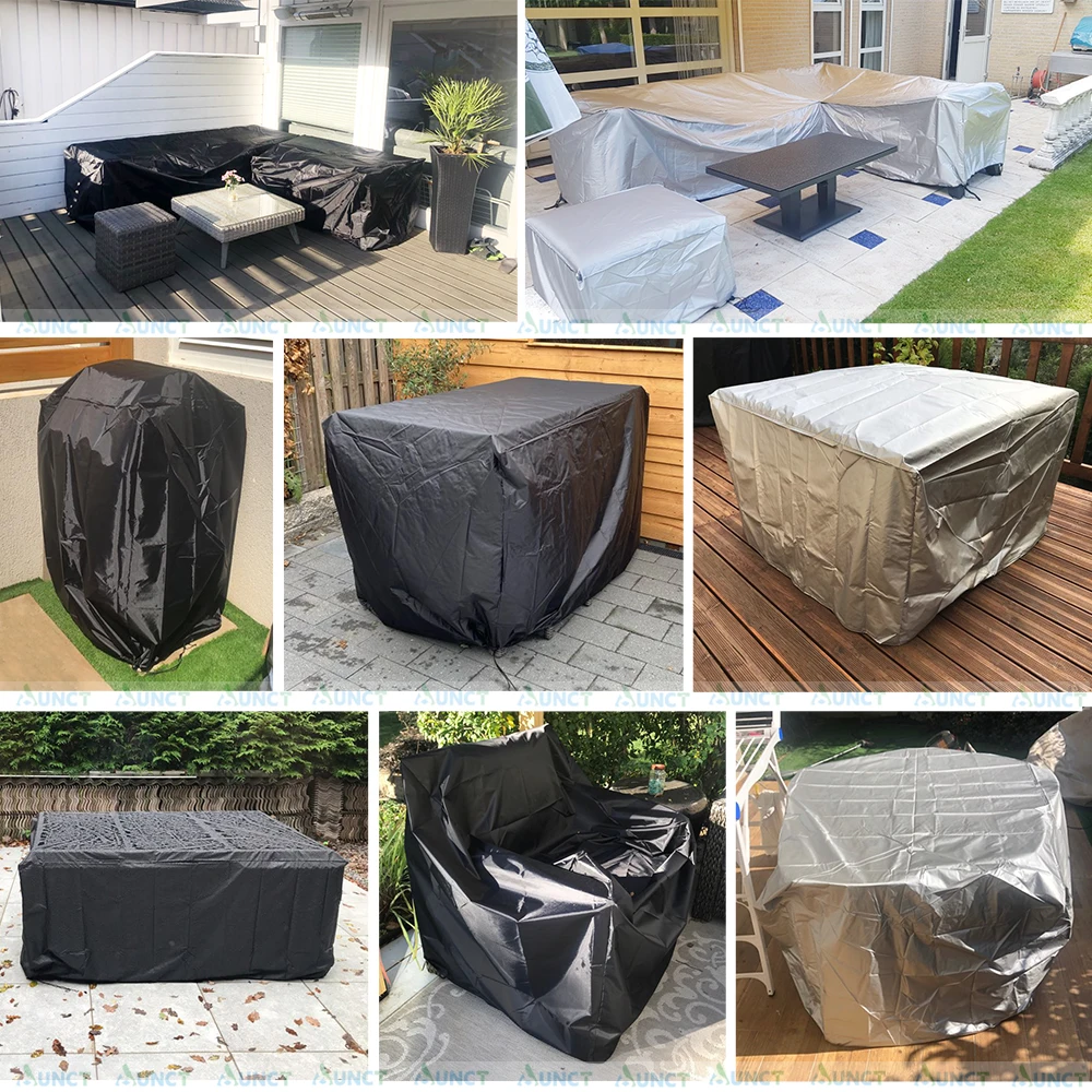 Furniture Cover Waterproof Outdoor Garden Patio Beach Sofa Chair Table Covers Protection Rain Snow Dustproof Storage Cover