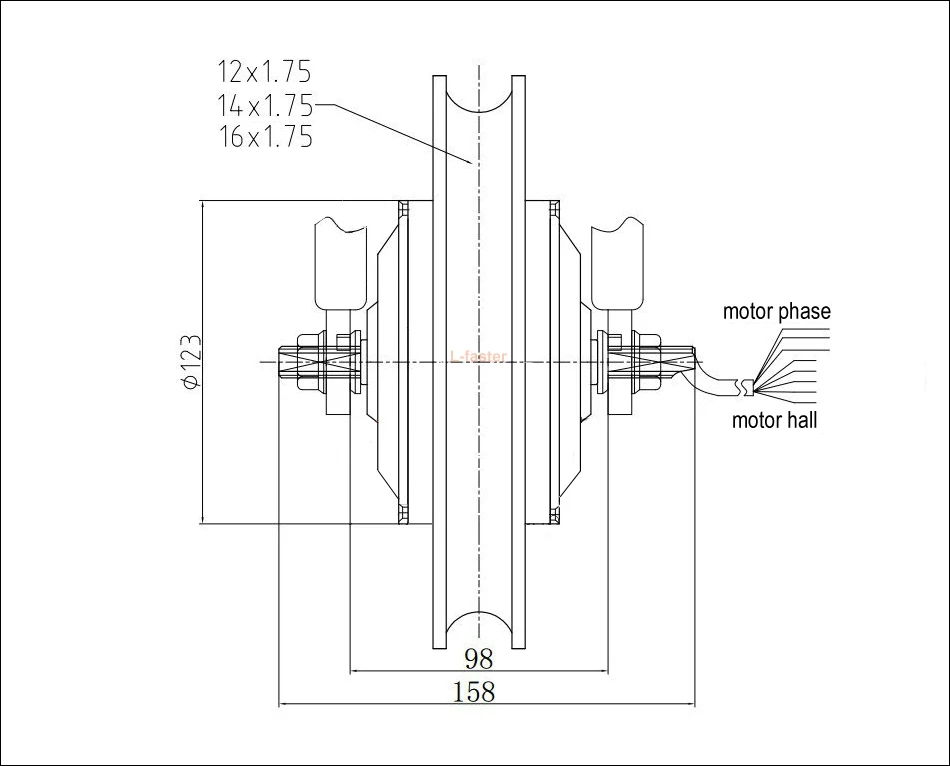 12 inch motor -6-950