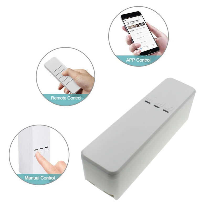 WiFi Tuya DIY Smart Motorized Chain Roller Blinds Shade Shutter Drive Electric Curtain Motor Smart Home Alexa Google Control