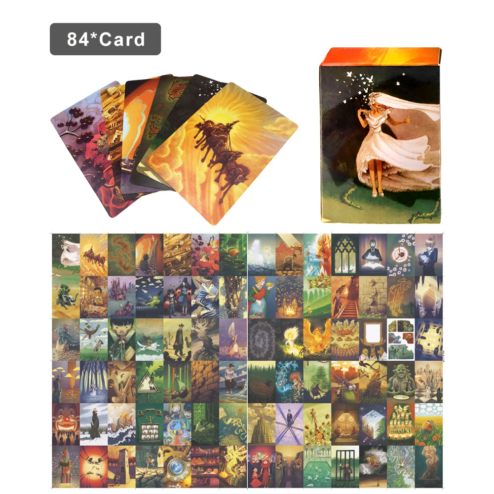84 playing cards Mini tell story cards board game high quality education game for kids family party table playing cards card games board games