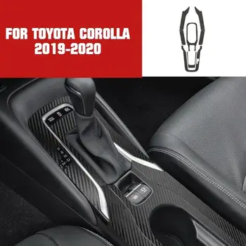 

19PCS Sticker For Toyota Corolla 2019-20 5D Carbon Fiber Black Car Interior Kit For Left-Hand Drive Vehicles Movable ABS