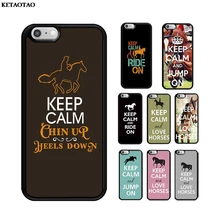 Ketaotao Tetap Tenang dan Naik Cinta Kuda Pony TPU Lembut Silicone Ponsel Case untuk iPhone 5 5S 6S 8 PLUS XR X 11 Promax untuk Samsung(China)