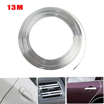 

Edge Car Door Protectors Molding Protectors Decorative Strip Silver Gap