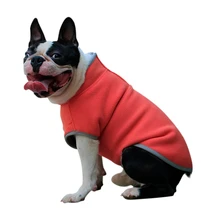 Модная зимняя одежда для собак, однотонный Мягкий щенок чихуахуа, жилет, футболка, Костюм Тедди, одежда для собак, базовая хлопковая толстовка